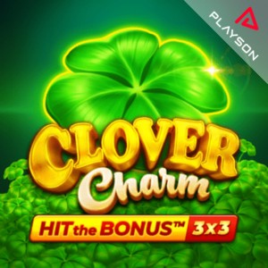 Screenshot of Clover Charm Hit the Bonus slot game on NineWin Casino